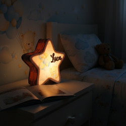 Lámpara Estrella Personalizable LED – Luz Infantil